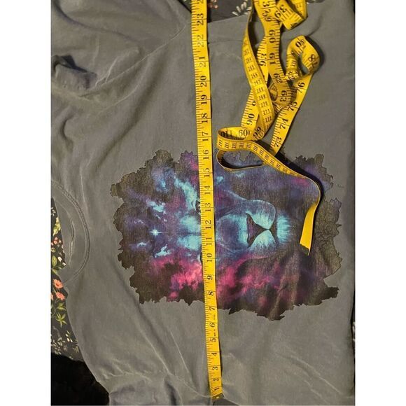 Comfort Colors Mens Gray Heavyweight Garment Dye Lion Ring Spun T-Shirt XL - Picture 7 of 7